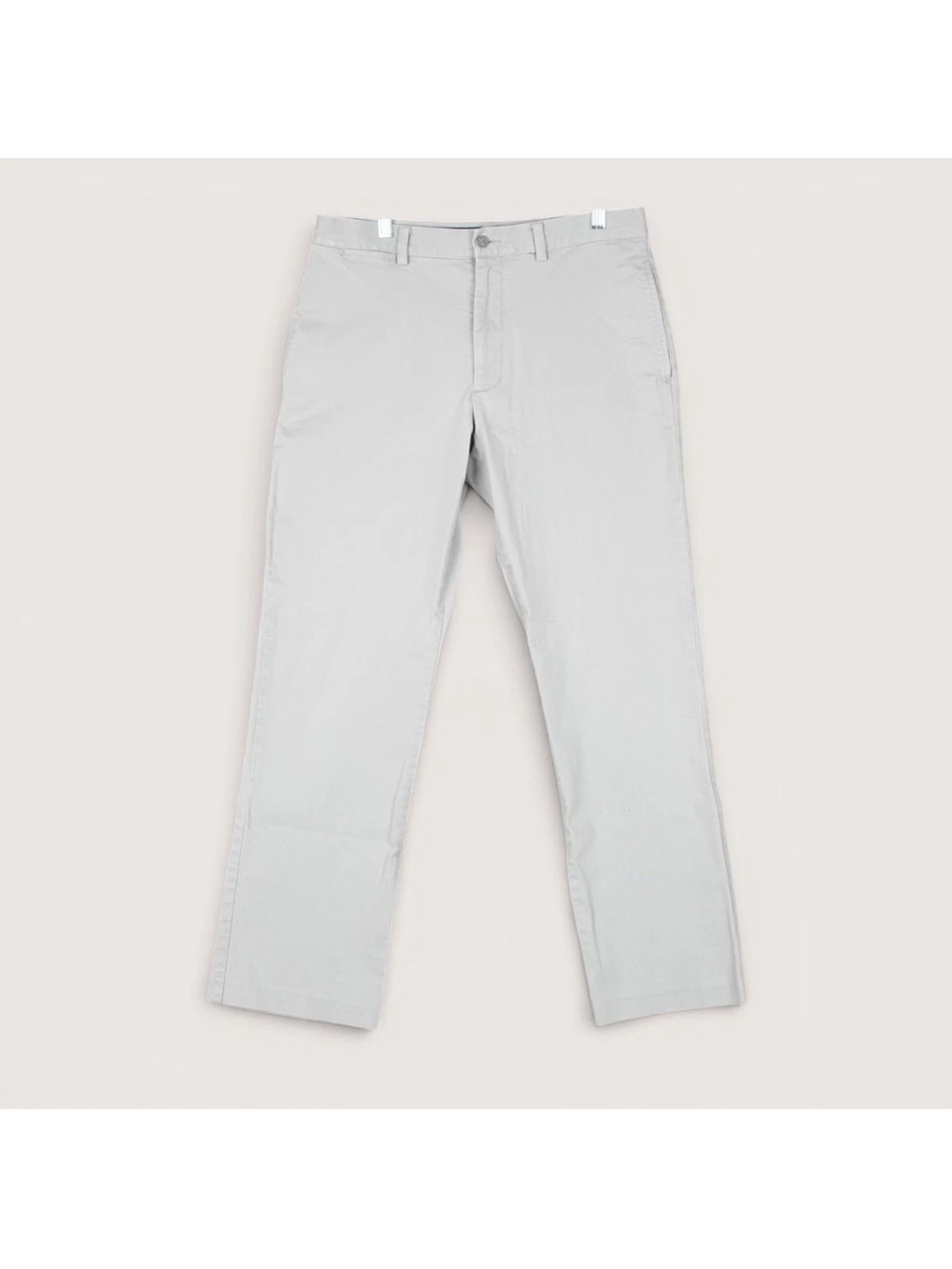 J Crew Flat Front Straight Leg Classic Fit Chino Pants Mens 30x30 Gray Stretch